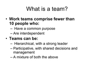 Team work | PDF