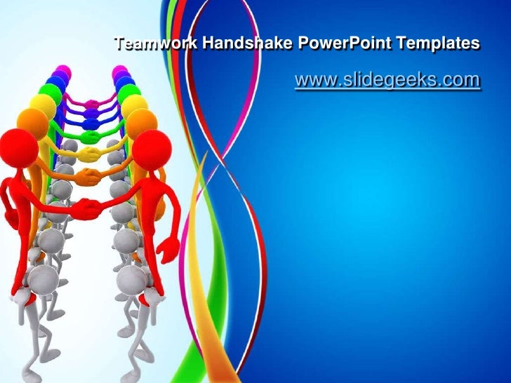teamwork handshake power point templates teamwork templates