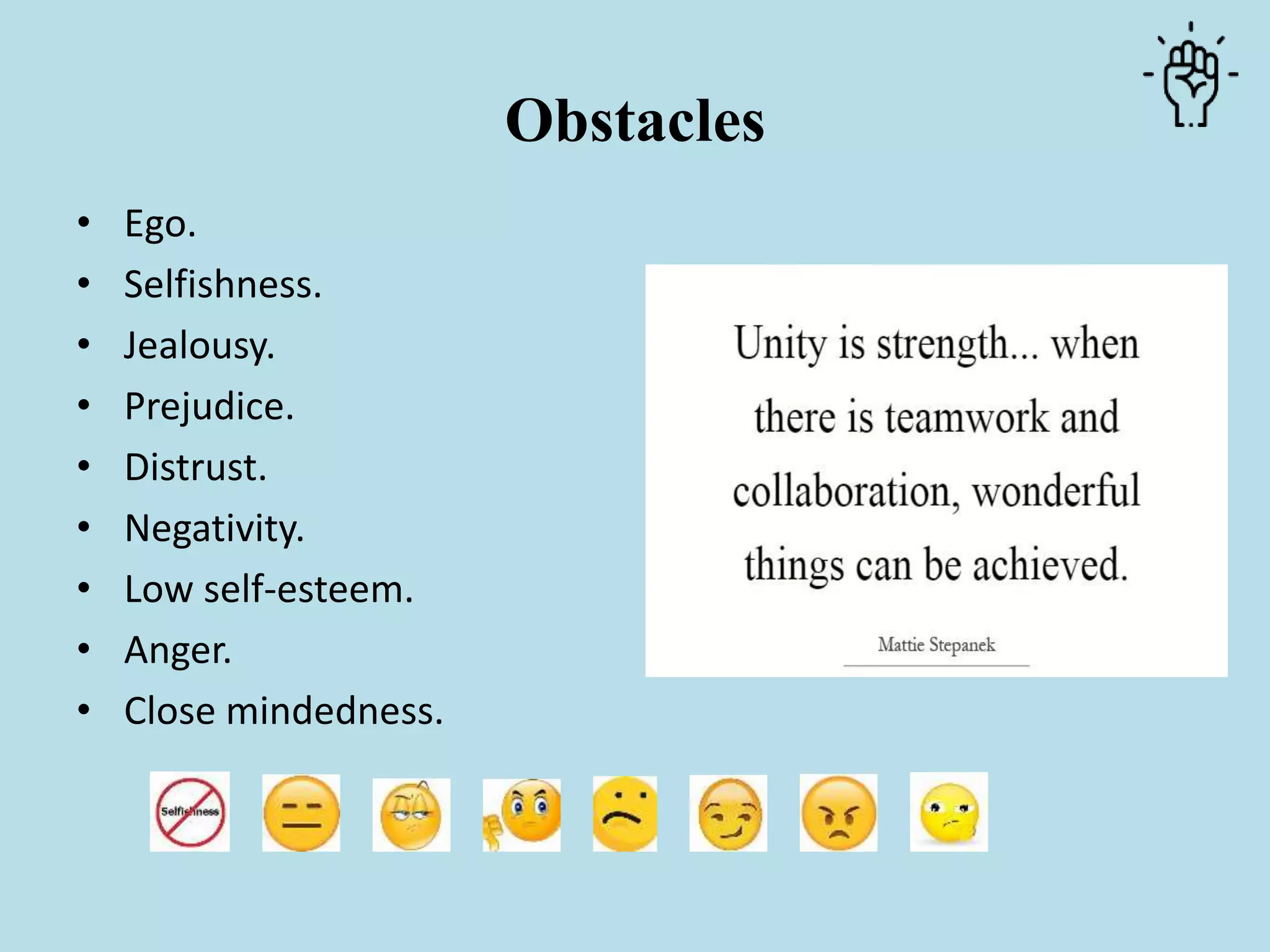 Teamwork and Harmony