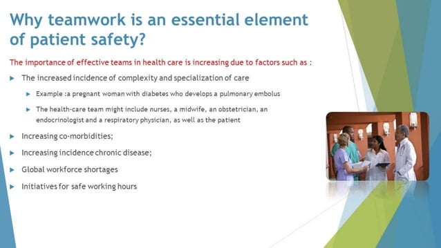 An Introduction to Teamwork in healthcare | PPTX