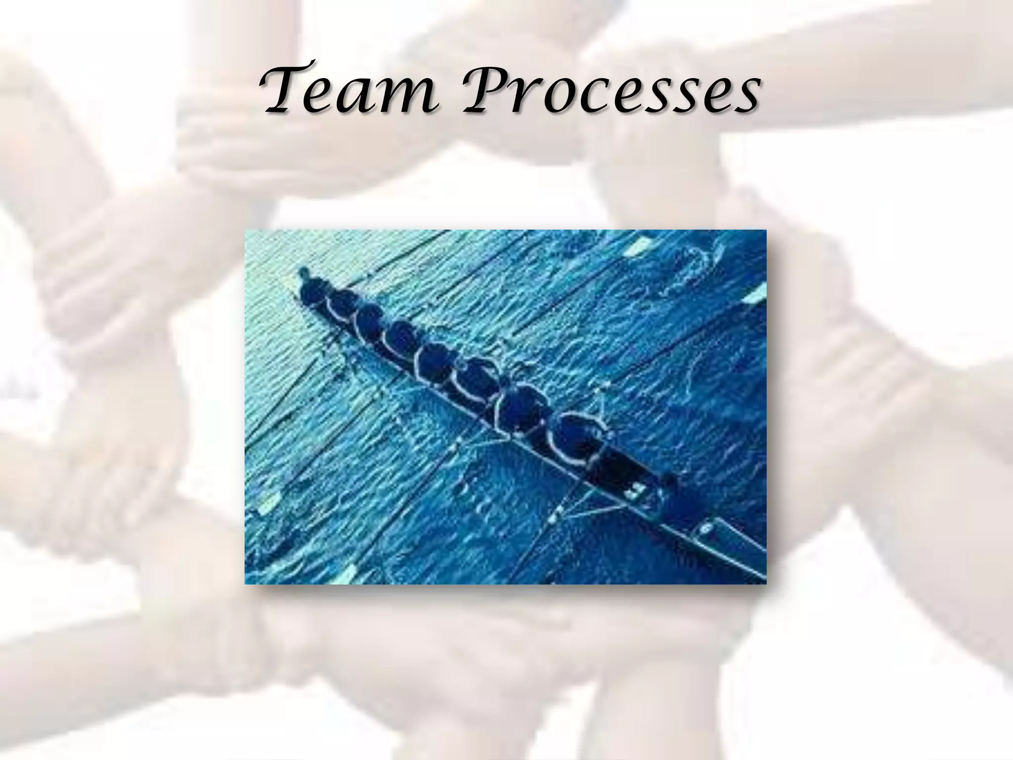 Team Processes
 