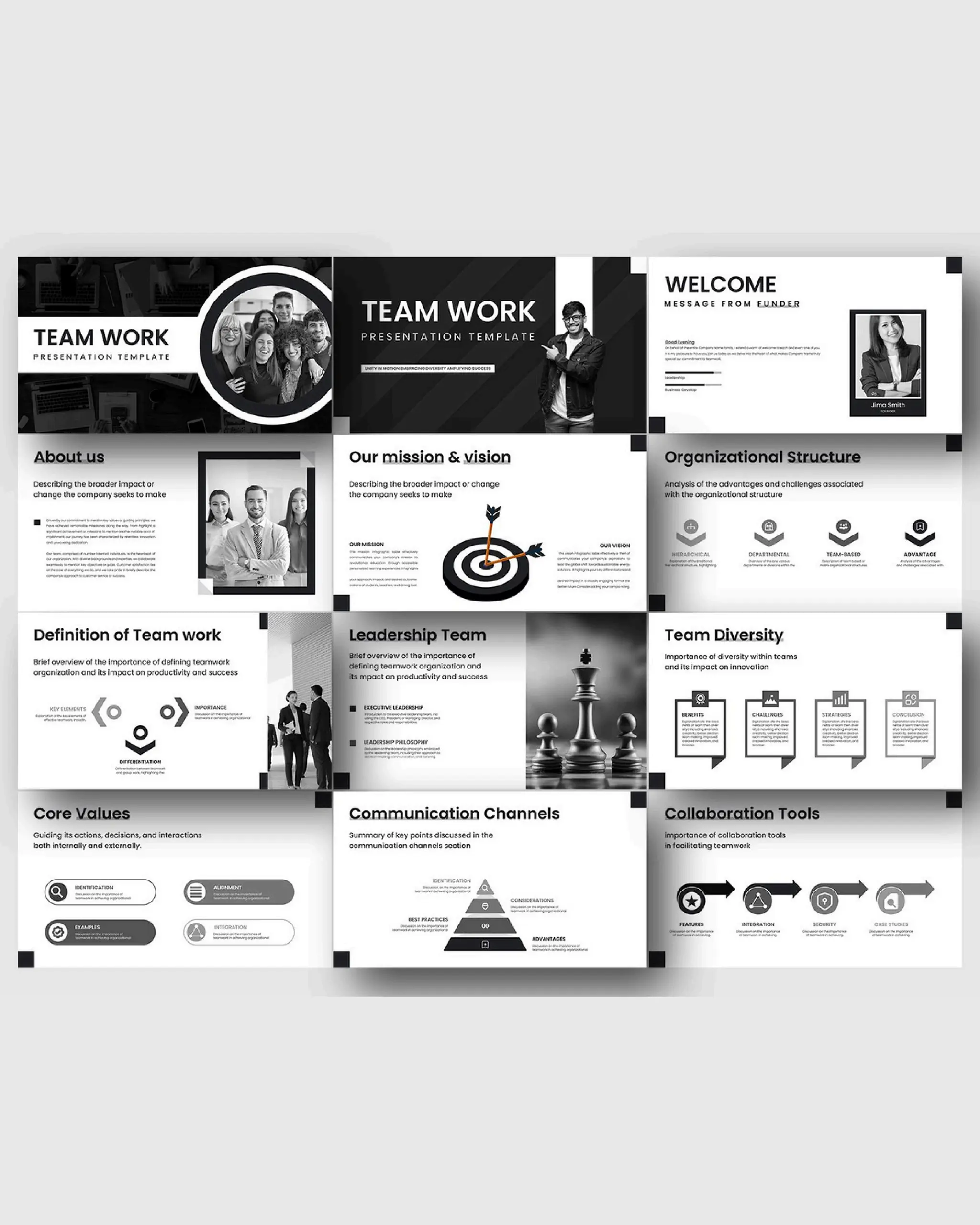 Teamwork PowerPoint Presentation | 24+ Pages Layout