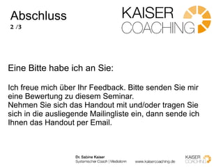 Investition des Einzelnen durch innere Haltung   und Engagement 