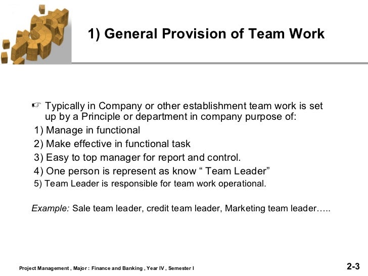 effective team working examples