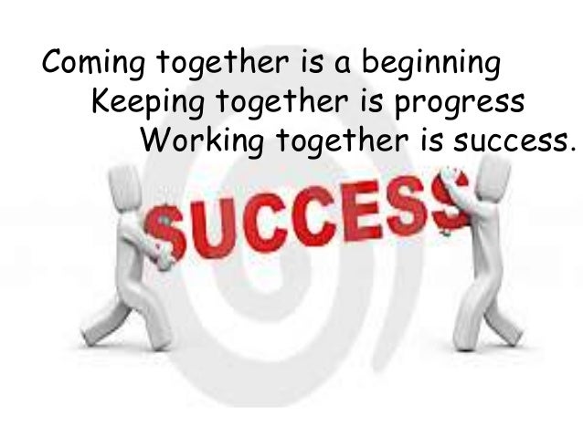 working as a team