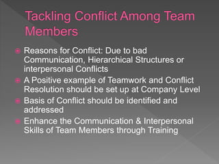 Team work & team building | PPTX