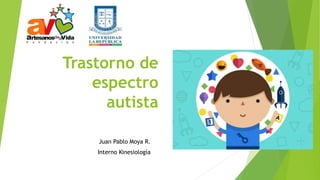Trastorno de
espectro
autista
Juan Pablo Moya R.
Interno Kinesiología
 