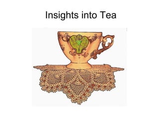 Insights into Tea
 
