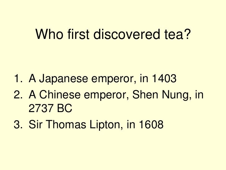 Increase Your Tea Knowledge