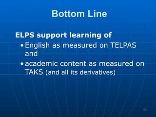Elps Line Map Tea Presentation On Elps | PPT