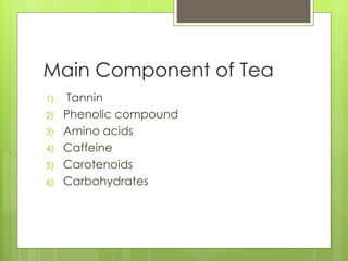 Tea processing by abdul nasir | PPTX