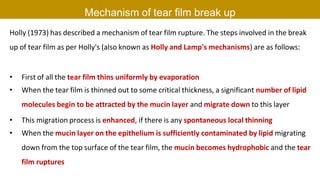 tearfilmdynamics-presentation opthalmology | PPTX