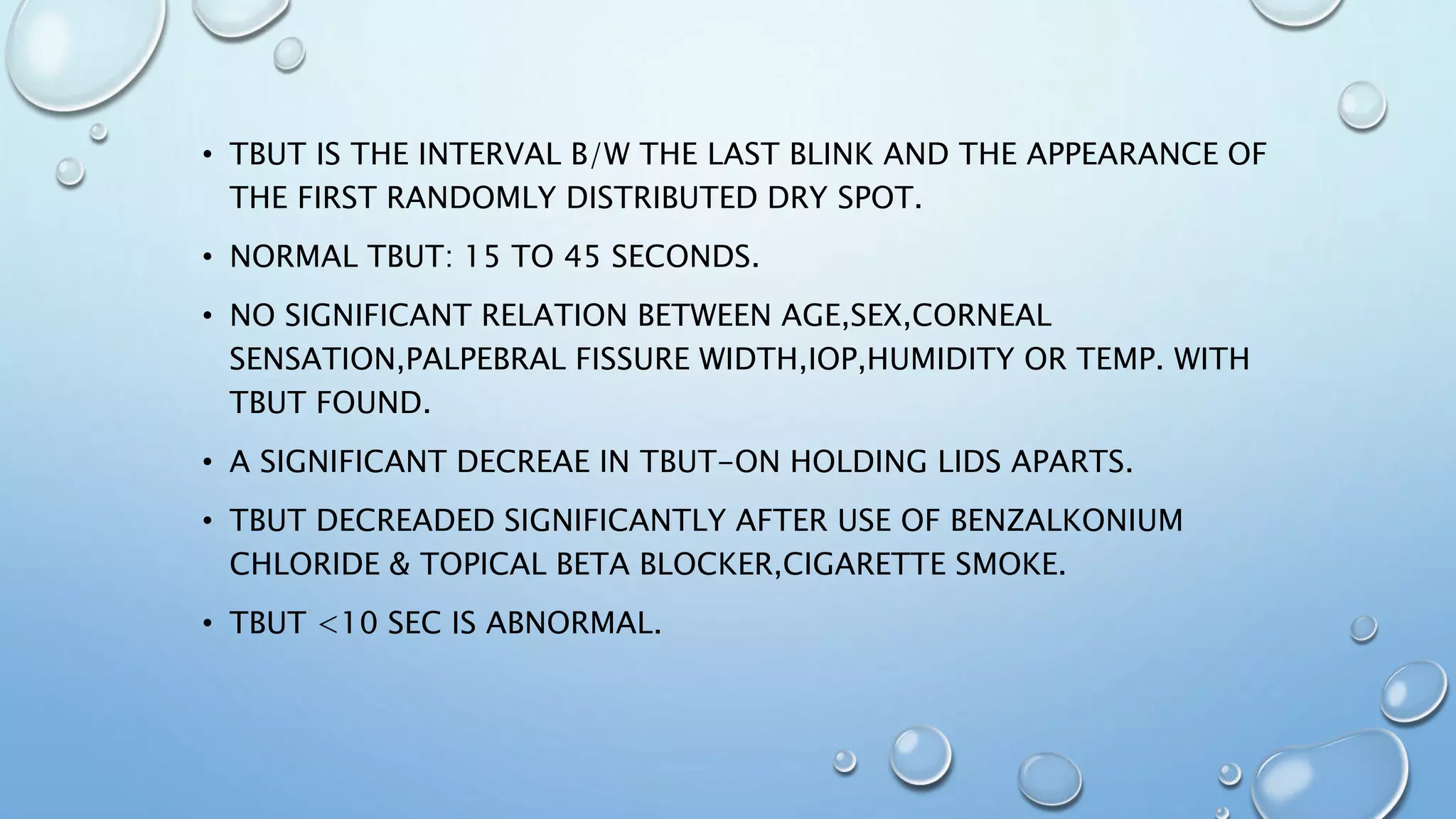 Tear film dynamics | PPT