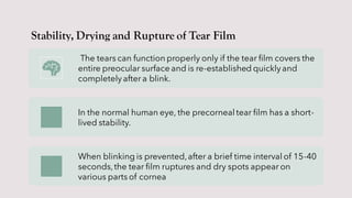 Tear Flim Biochemistry- Ocular biochemistry | PDF