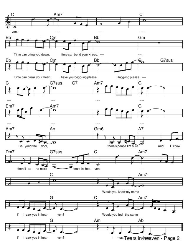 Tears In Heaven Eric Clapton