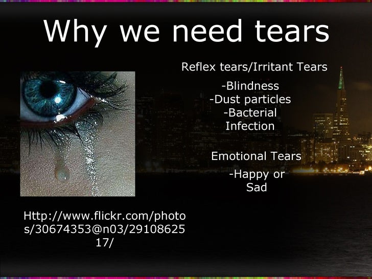 Tears report