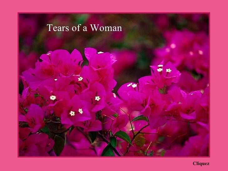 Cliquez Tears of a Woman 