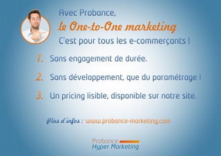 Teaser de Probance, éditeur de solution eCRM