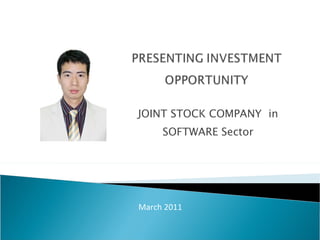 JOINT STOCK COMPANY  in SOFTWARE Sector March 2011  