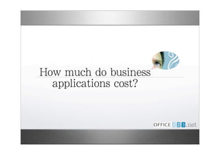 How much do Business Applications cost?