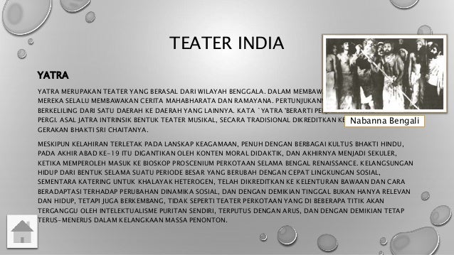 Teater Tradisional India & Thailand