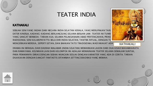 Teater Tradisional India & Thailand