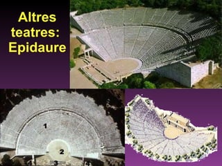 Altres teatres:  Epidaure 