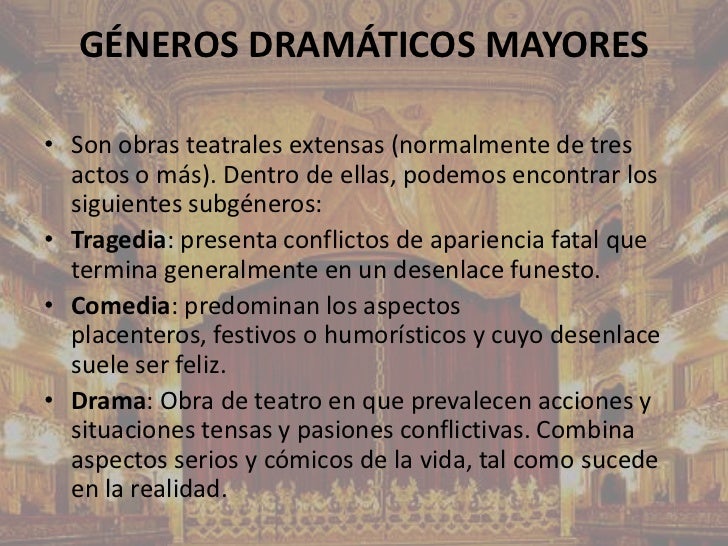 El Teatro características