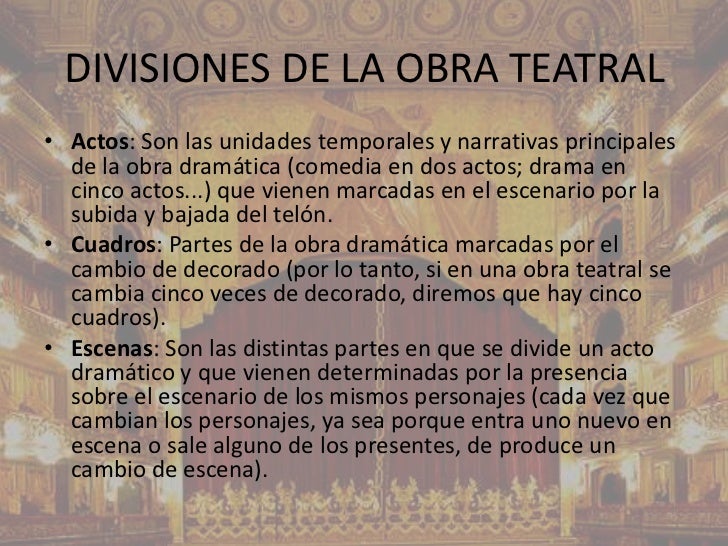 El Teatro características El Teatro características
