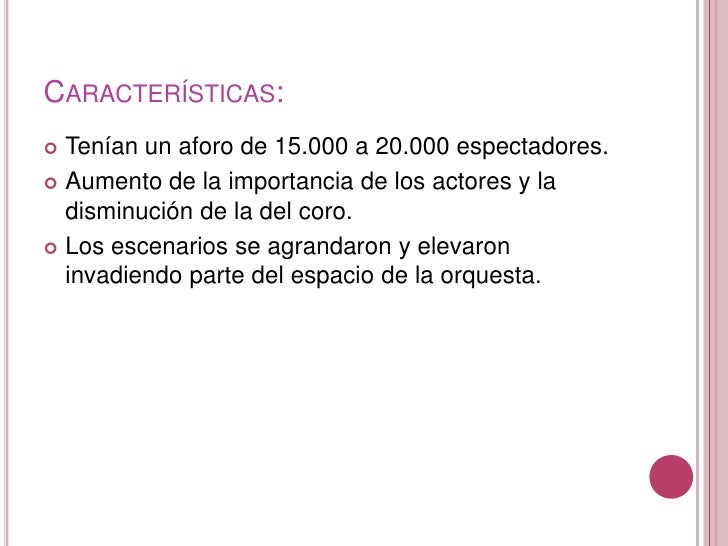 Teatro contemporaneo y semejantes