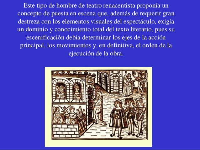 Teatro de la Edad Media al renacimiento 2016