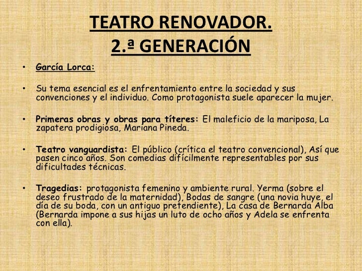 Teatro del siglo XX