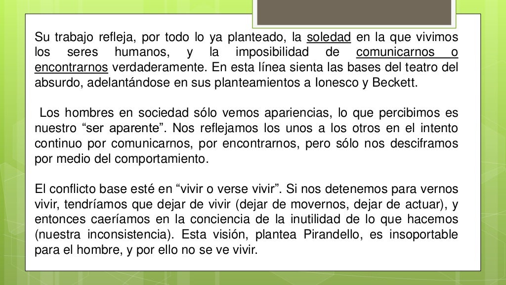 Teatro de vanguardia.