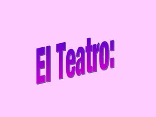 Teatro(Edipo Rey)