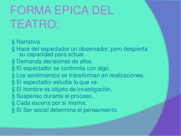 Teatro epico