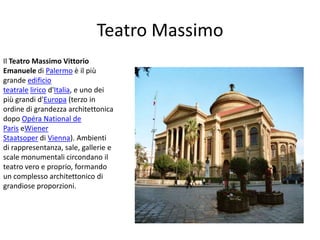 Teatro massimo costanza | PPTX