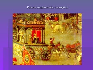 Palcos seqüenciais: carroções 
