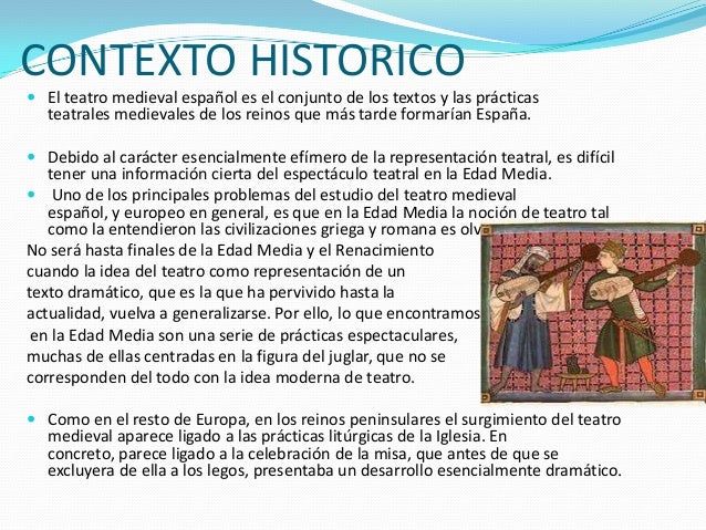 Teatro medieval español