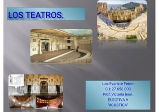 Teatros Antiguos