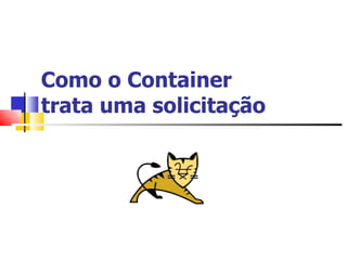 Como o Container trata uma solicitação 