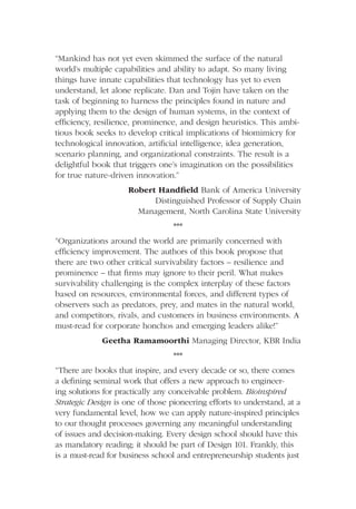 Bioinspired Strategic Design | Finkenstadt and Eapen (2024) | PDF