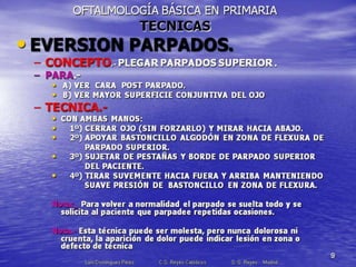 Traumatismos y urgencias oftalmólogicas