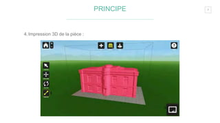 7PRINCIPE
4.Impression 3D de la pièce :
 