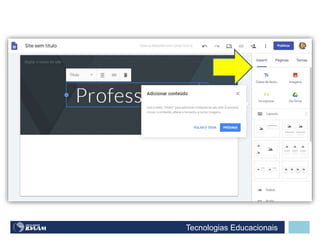 Tecnologias Educacionais
 