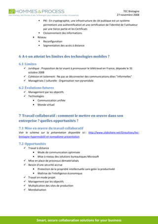 Tec Bretagne   Hypermobilité Et Nomadisme - Explications