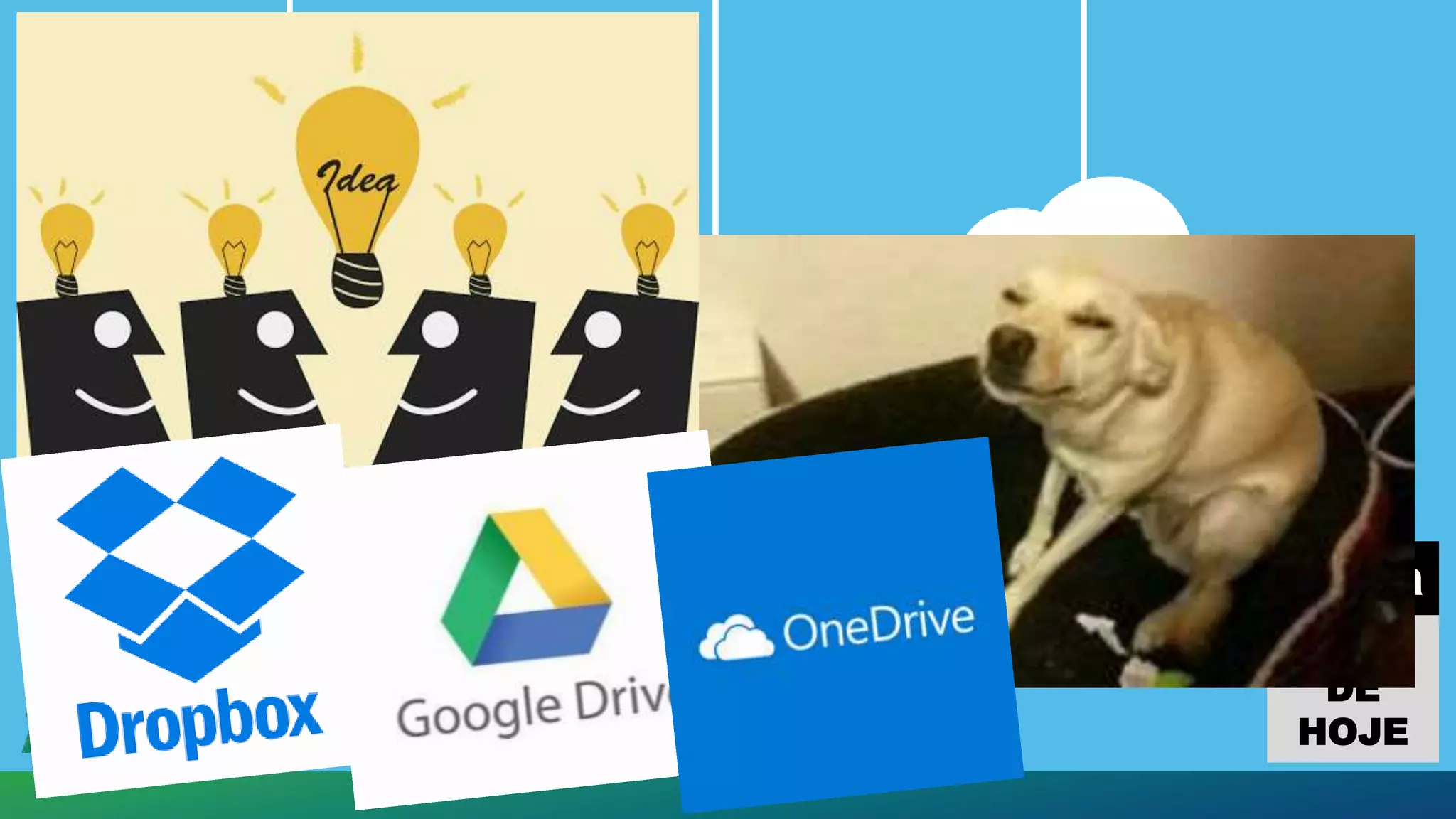 trilha
AULA
DE
HOJE
Perda de
Arquivos
Trabalhos
colaborativos
Agilidade
TRABALHOS NA
NUVEM