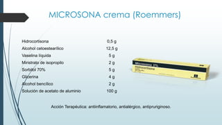 Microsona Formas semisólidas: cremas | PPTX