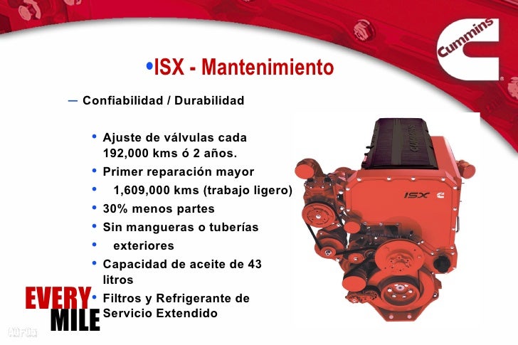 MANEJO MOTORES ISX