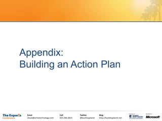 The CIO PerspectiveSecurityIntellectual Property / CompetitionComplianceProductivitySupport IssuesCostLack of Visibility / TransparencyBandwidthFadIgnorance / Apathyhttp://buckleyplanet.typepad.com/samaritanweb/2010/01/top-10-reasons-your-cio-blocks-social-media.html