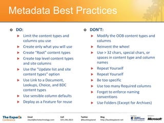 It’s the metadata, stupidMetadata is the key to making social media work inside the enterprise